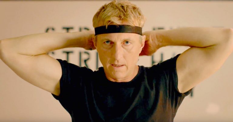 William Zabka stars as Johnny Lawrence in the hit Netflix series Cobra Kai, a TV sequel to The Karate Kid movie franchise